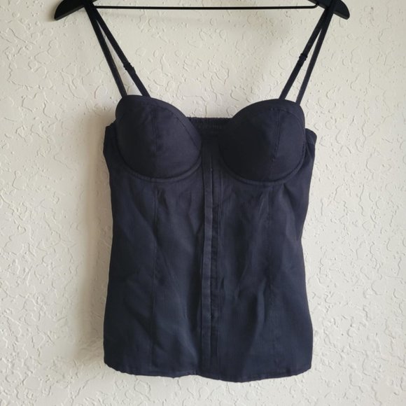 Guess Tops - Guess Black Bustier Top - M